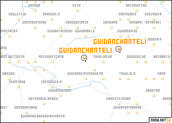map of Guidan Chantéli
