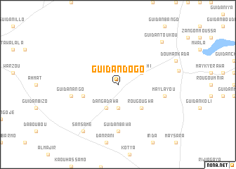 map of Guidan Dogo
