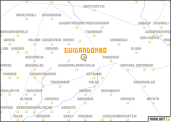 map of Guidan Dombo