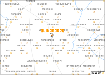 map of Guidan Gara