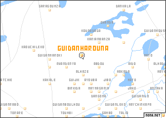 map of Guidan Harouna