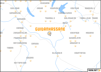 map of Guidan Hassane