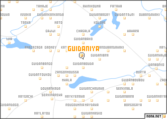 map of Guidan Iya