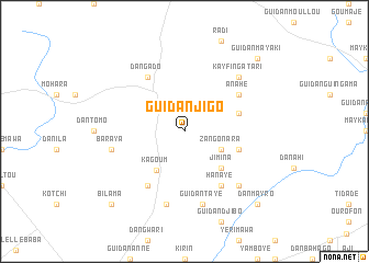 map of Guidan Jigo