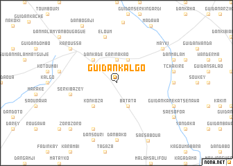 map of Guidan Kalgo