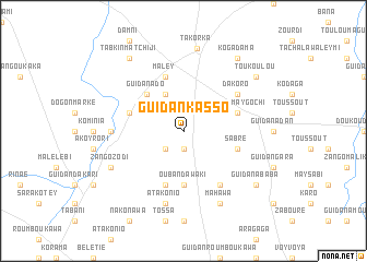 map of Guidan Kasso
