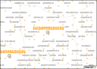 map of Guidan Madougou