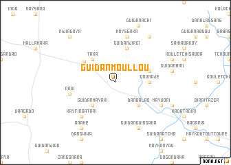 map of Guidan Moullou