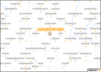 map of Guidan Nakori