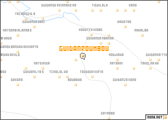 map of Guidan Roumbou