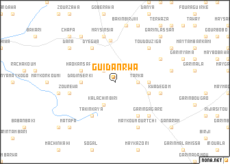 map of Guidan Rwa