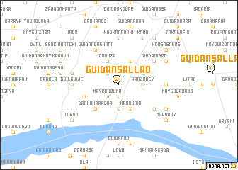 map of Guidan Sallao