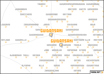 map of Guidan Sami