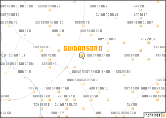 map of Guidan Sono