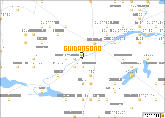 map of Guidan Sono