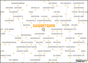 map of Guidan Touno