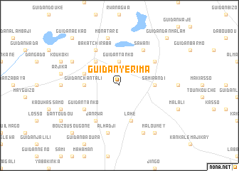 map of Guidan Yérima