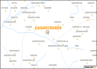 map of Guidan Zakara