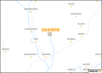 map of Guidibine