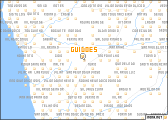 map of Guidões