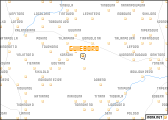 map of Guiéboro