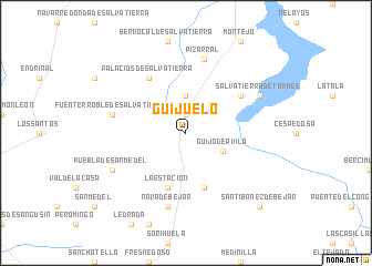 map of Guijuelo