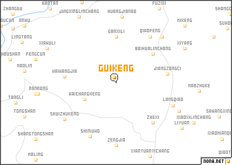 map of Guikeng