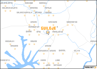 map of Guileje