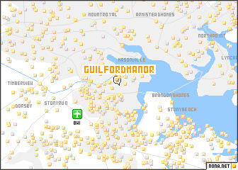 map of Guilford Manor