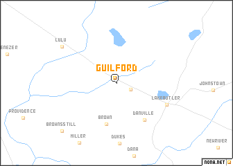 map of Guilford