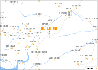 map of Guilimba