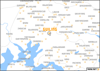 map of Guiling
