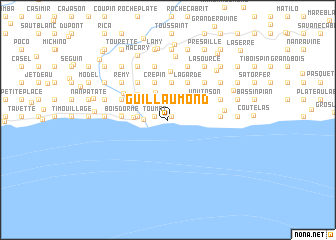 map of Guillaumond