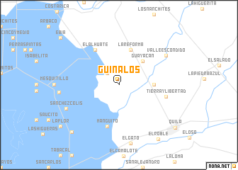 map of Güinalos