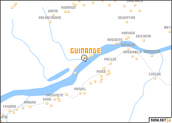 map of Guinande