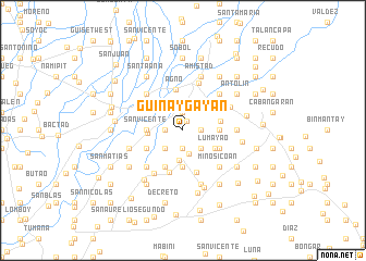 map of Guinaygayan