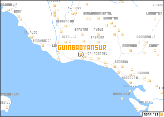 map of Guinbaoyan Sur