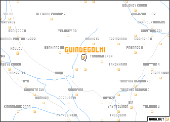 map of Guindé Golmi