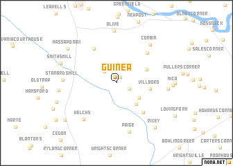 map of Guinea