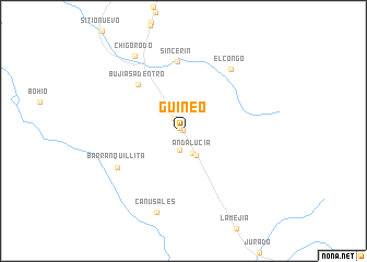 map of Guineo