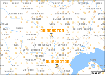 map of Guinobatan
