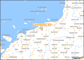 map of Guinonocan
