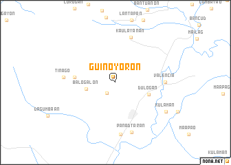 map of Guinoyoron