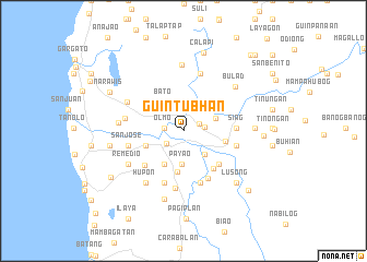 map of Guintubhan