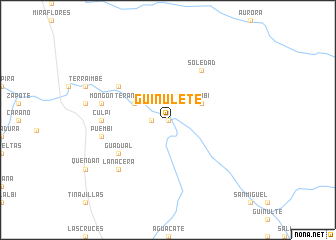 map of Güinulete