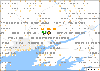 map of Guipavas