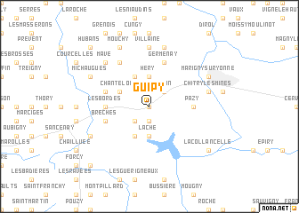 map of Guipy