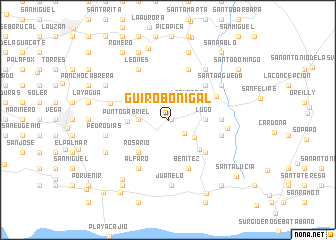 map of Güiro Boñigal