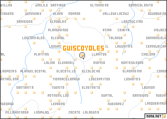 map of Güiscoyoles