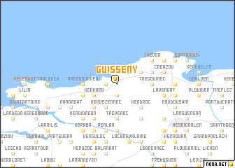 map of Guissény